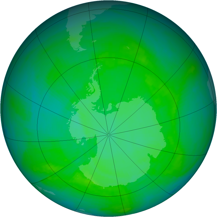 Ozone Map 1988-12-09